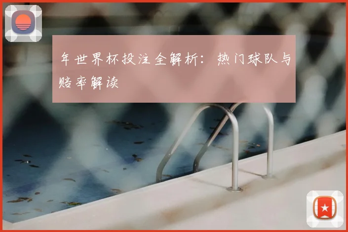 年世界杯投注全解析:热门球队与赔率解读